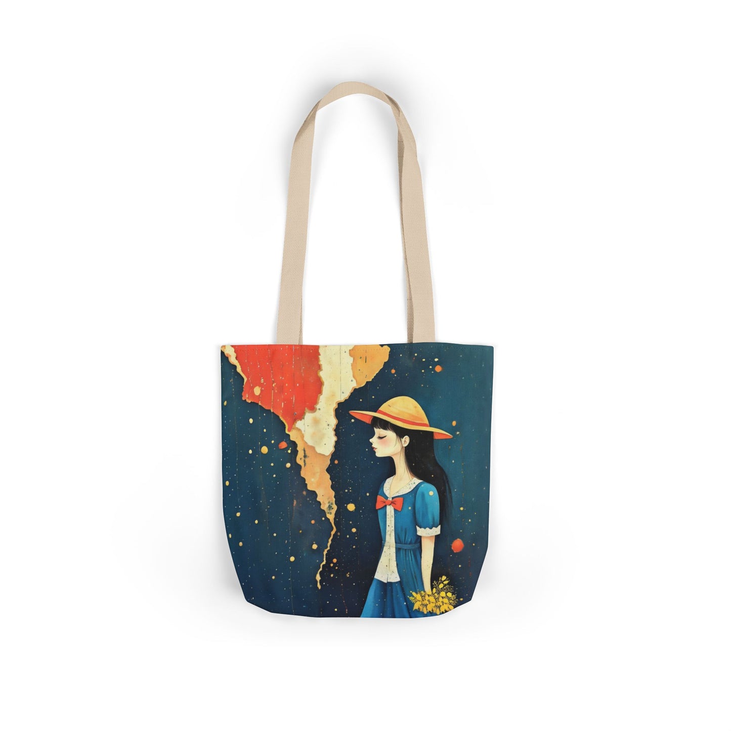 Colorful  travel -Inspired Canvas Tote Bag - Perfect for Beach Days, Eco-Friendly Shopping, and Summer Fun!