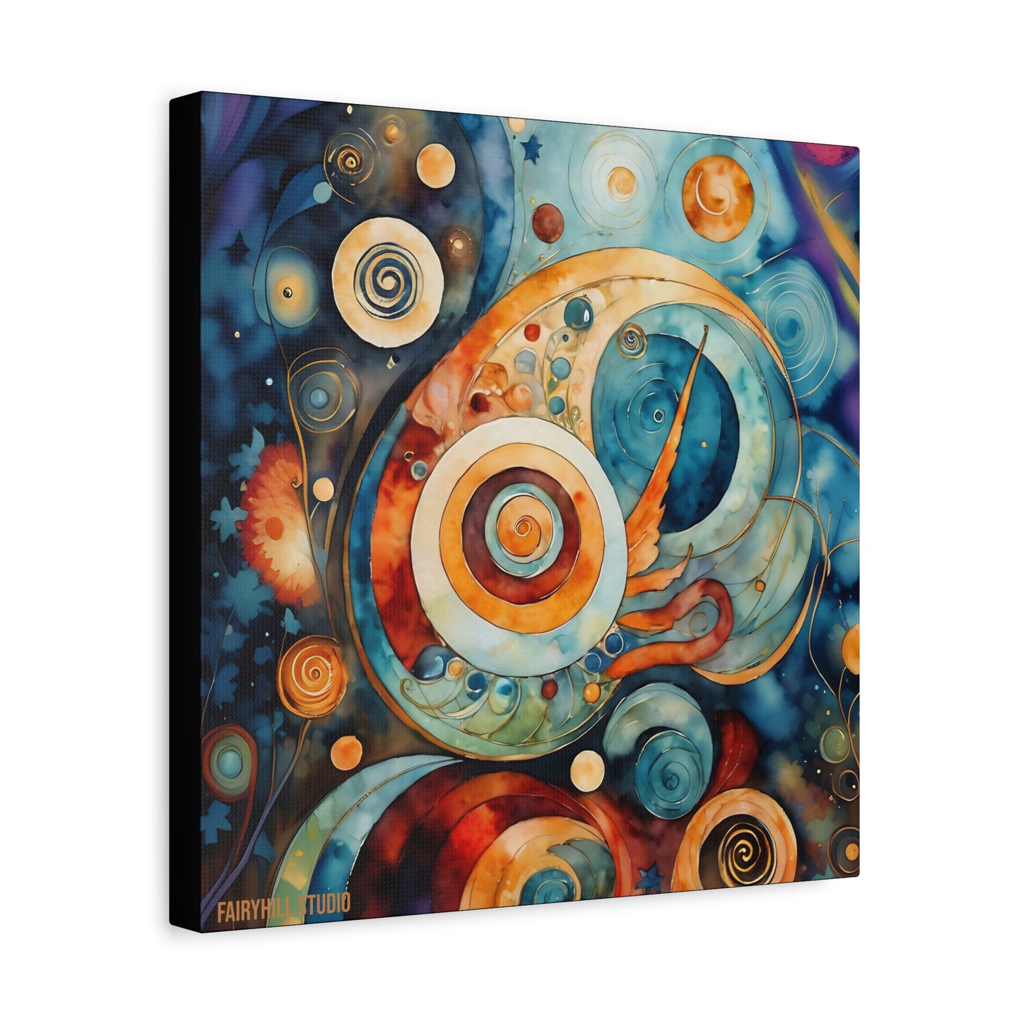 Canvas Wall Art - Abstract Colorful Circle