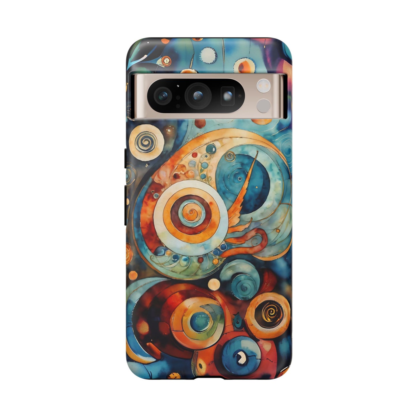 Phone Cases - Beautiful Abstract Circular Art Design