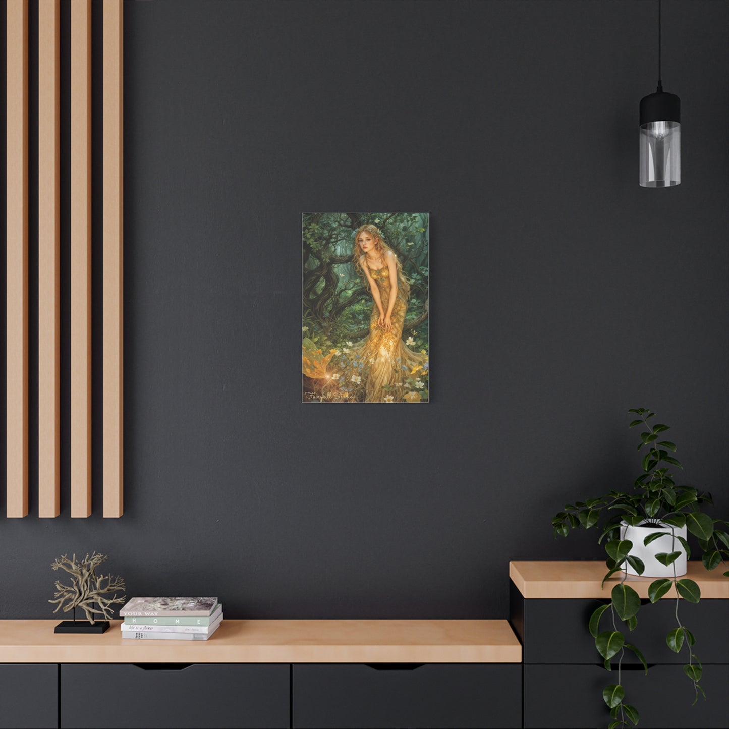 Canvas Print - Mid-Summer's Eve Fairy Forest Art by Fairyhill Studio