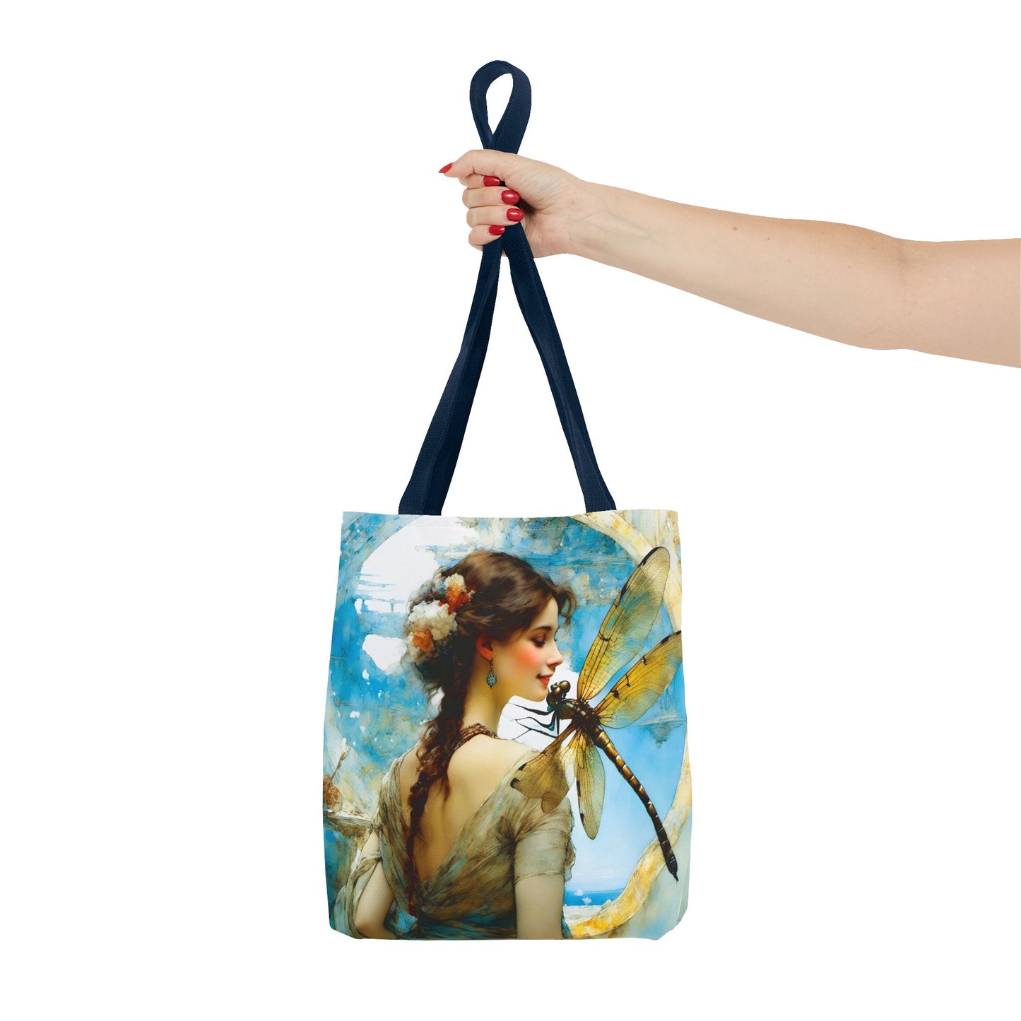 FairyHill Studio  Dragonfly whimsical Tote Bag (AOP)