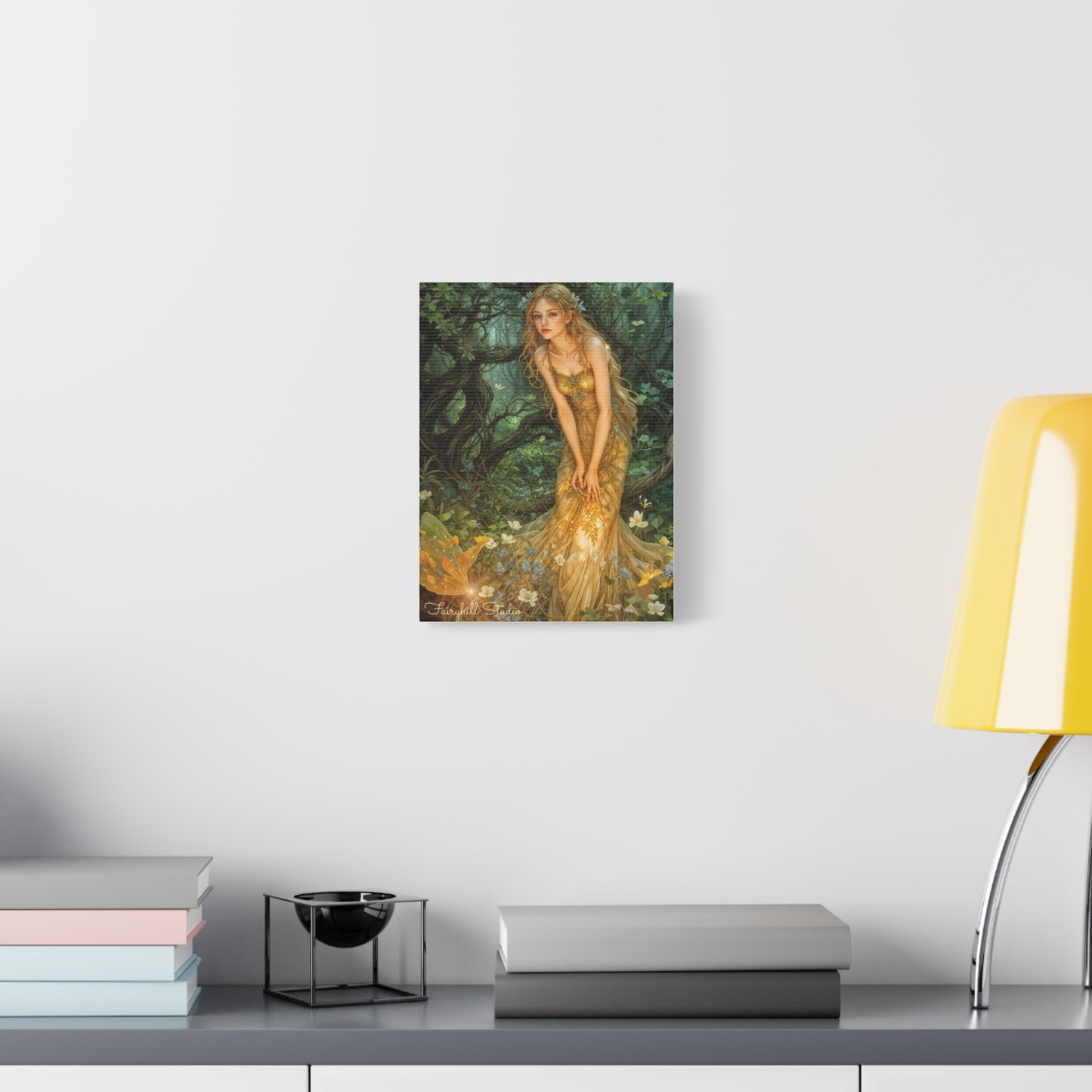 Canvas Print - Mid-Summer's Eve Fairy Forest Art by Fairyhill Studio