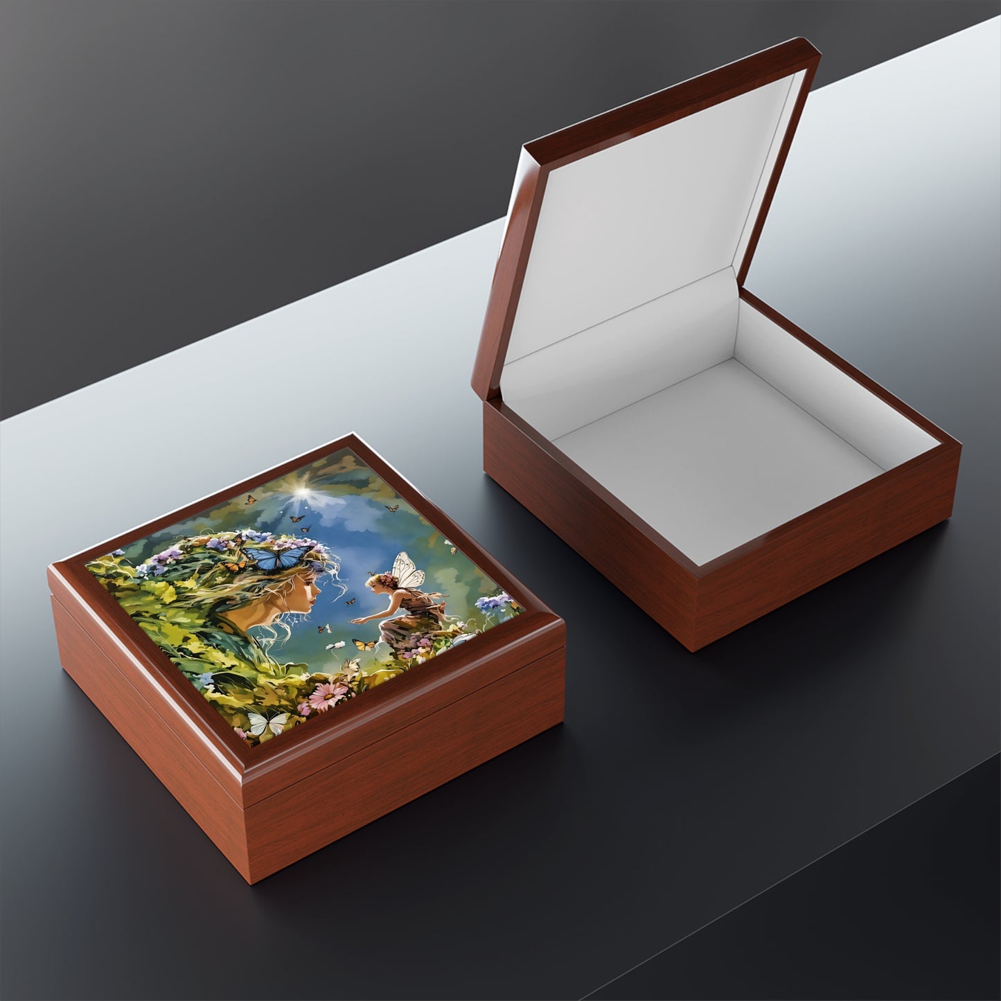 Thanks giving nature fairyJewelry Box - Elegant Decor for Special Occasions