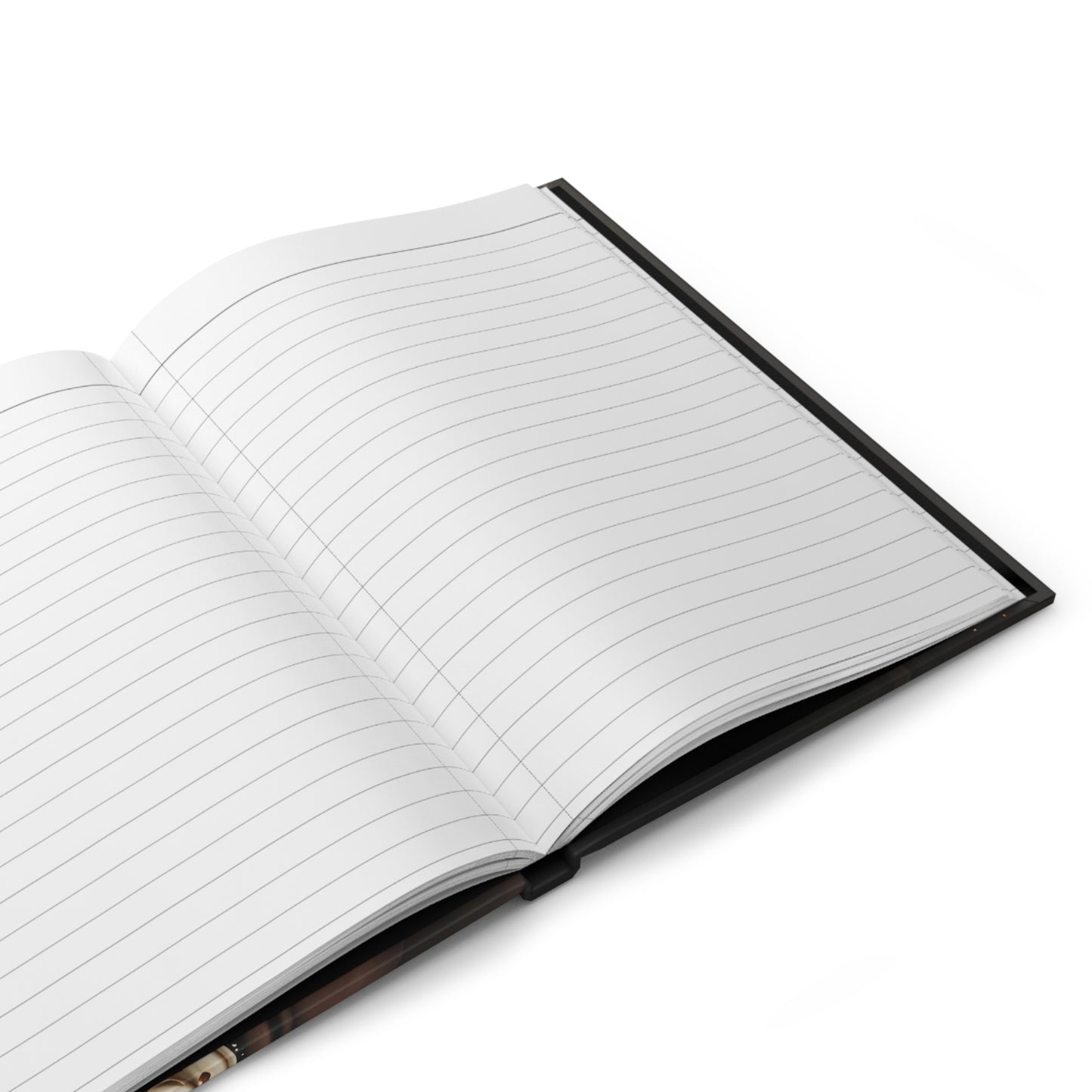 Hardcover Journal Dark Roast Coffee Journal Art