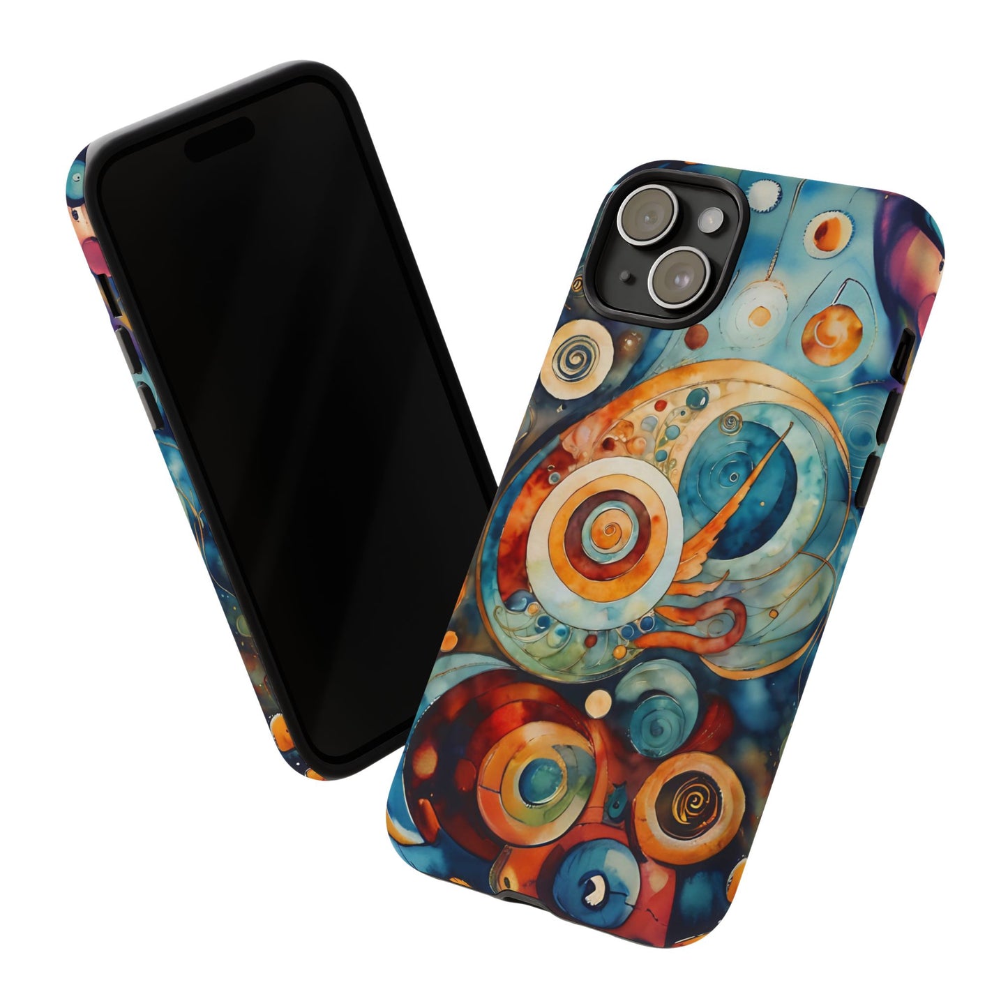 Phone Cases - Beautiful Abstract Circular Art Design