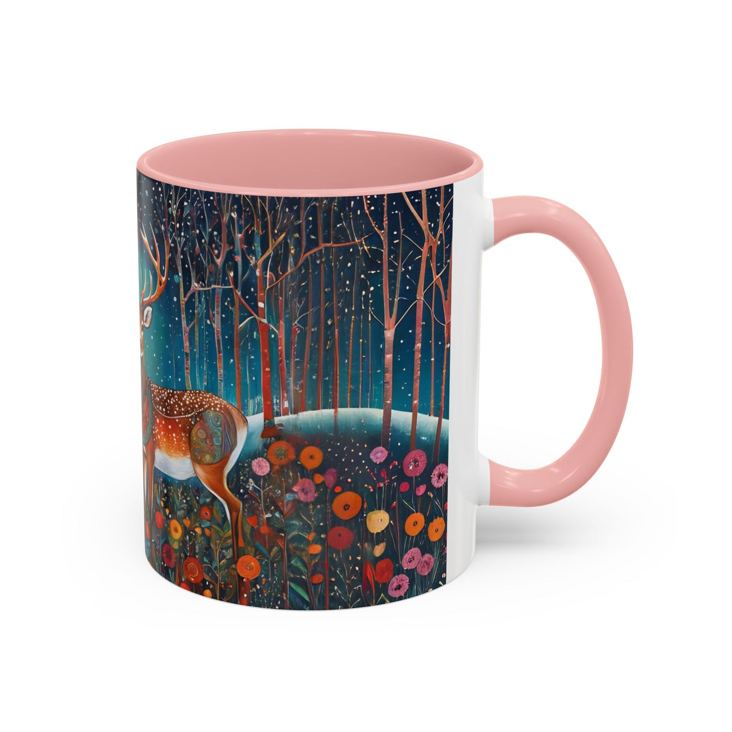 Accent Magestic Boho Deer Coffee Mug (11, 15oz)