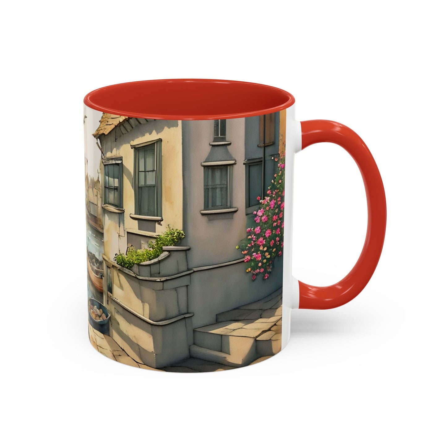 Harbour cats Art-Themed Coffee Mug - 11 & 15oz Accent Mug for Cat Lovers