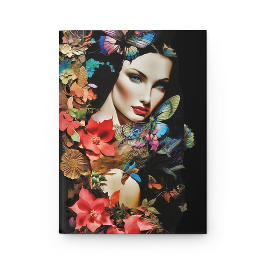 Hardcover Journal -   Lady in Nature / Art