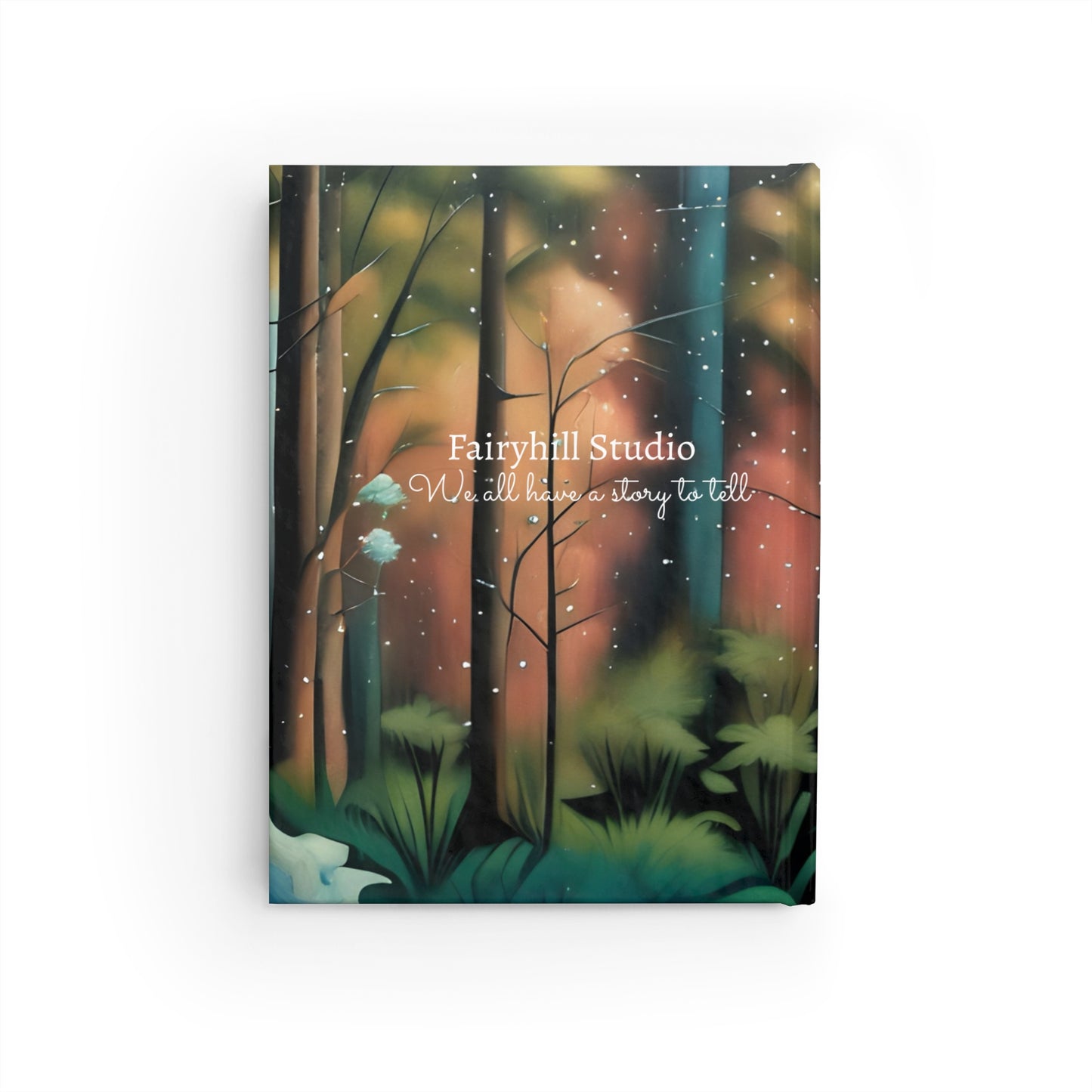 Journal - Whimsical Frog Girl 'We All Have a Story to Tell' Ruled Line