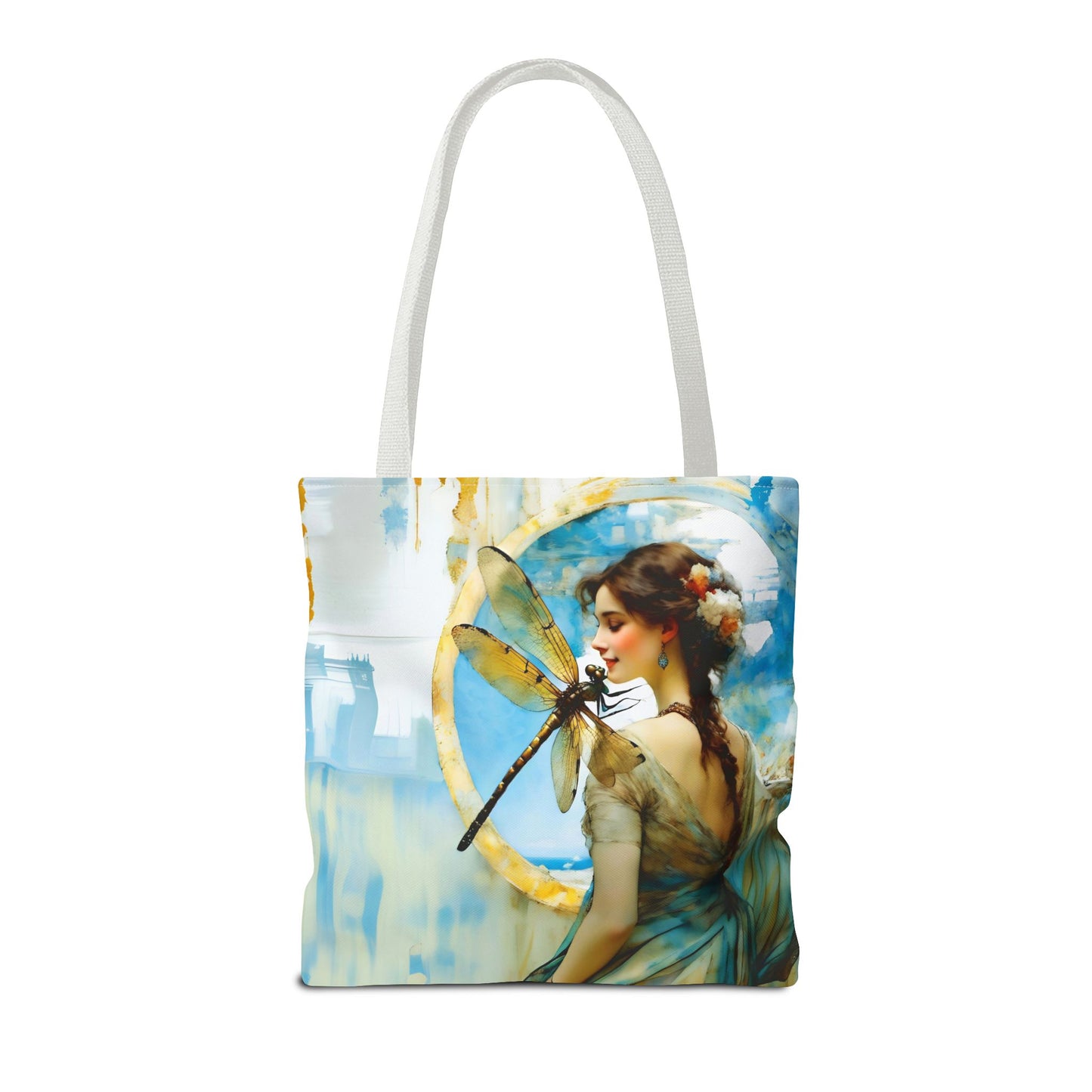 FairyHill Studio  Dragonfly whimsical Tote Bag (AOP)