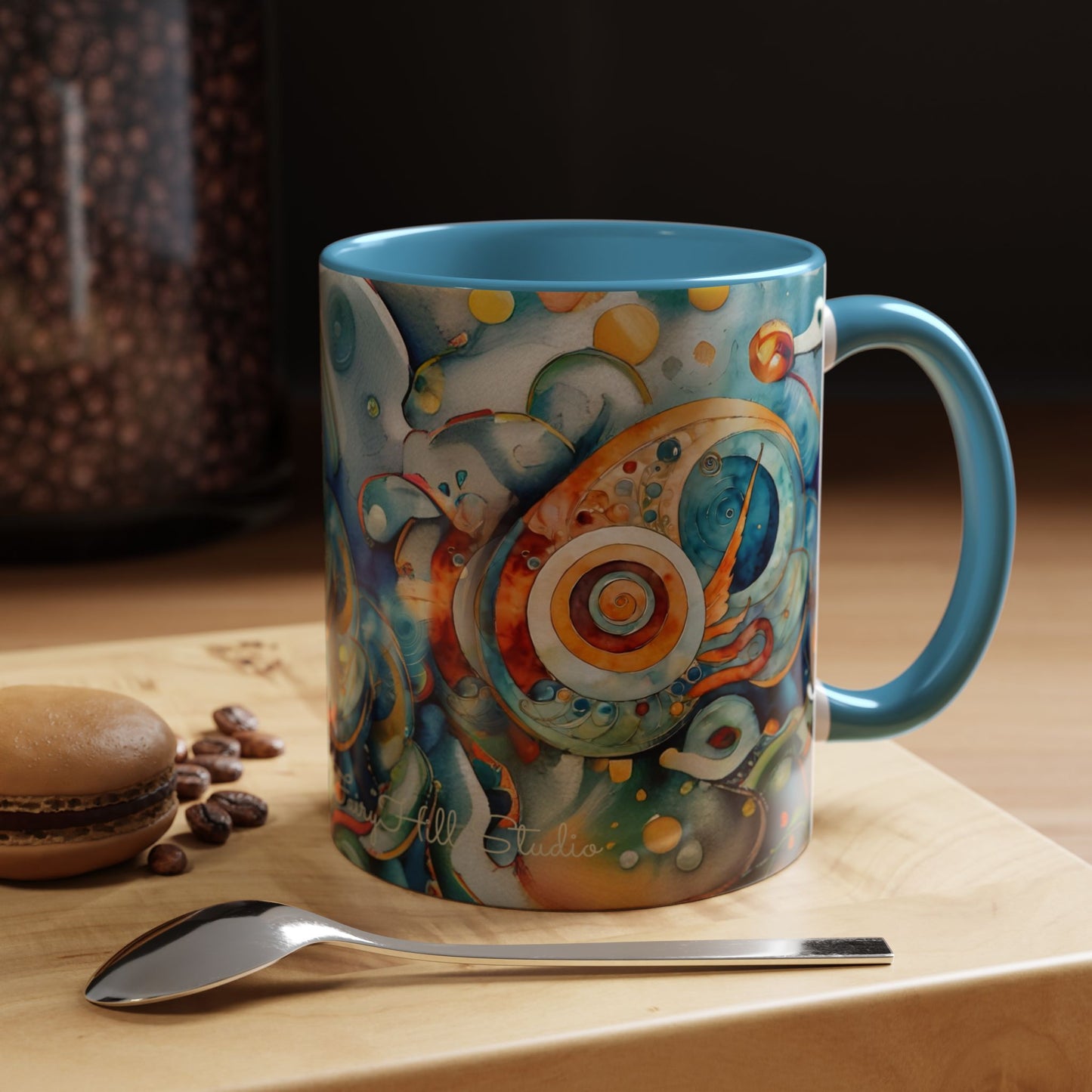 Whimsical Ocean-Themed Coffee Mug - 11 & 15oz Accent Mug for Sea Lovers