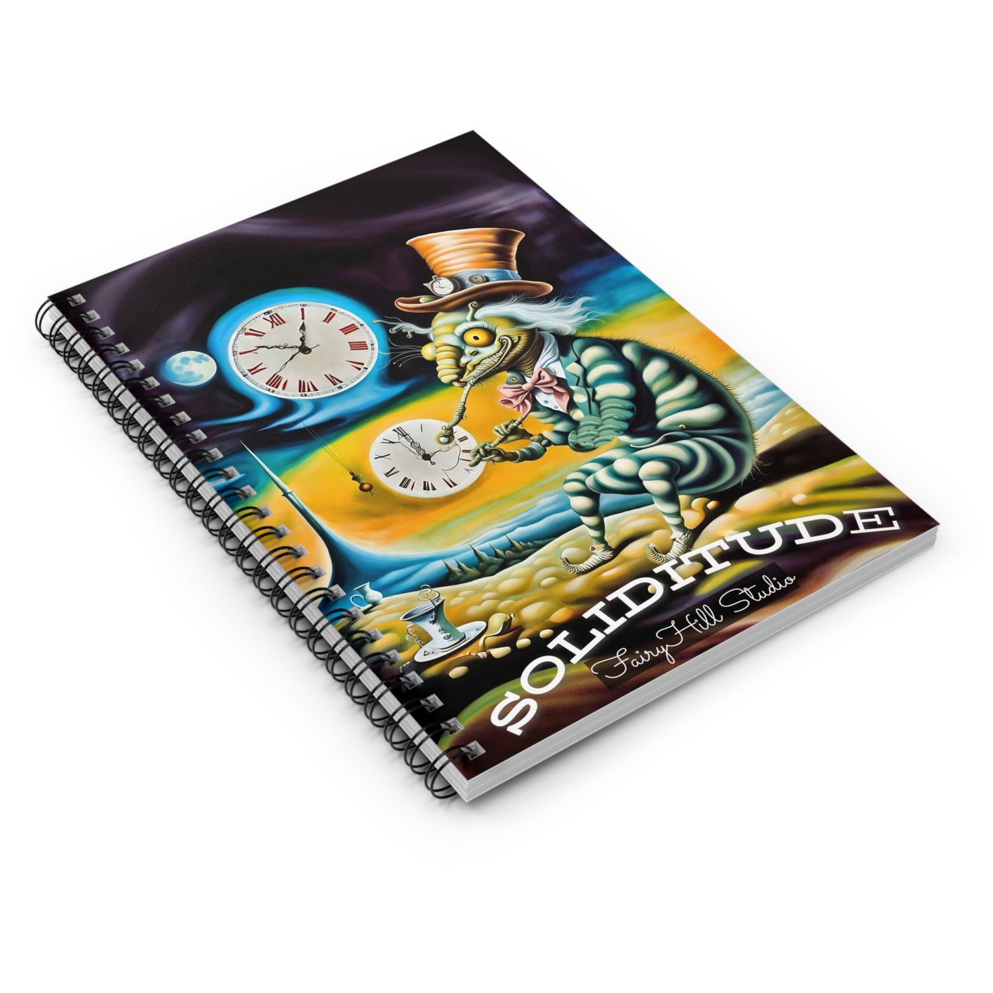 Spiral Notebook - Mad Hatter Solitude