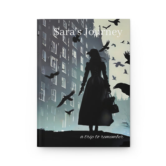 Travel Journal Matte - Customized Gothic Style Art by Fairyhill Studio, London Theme