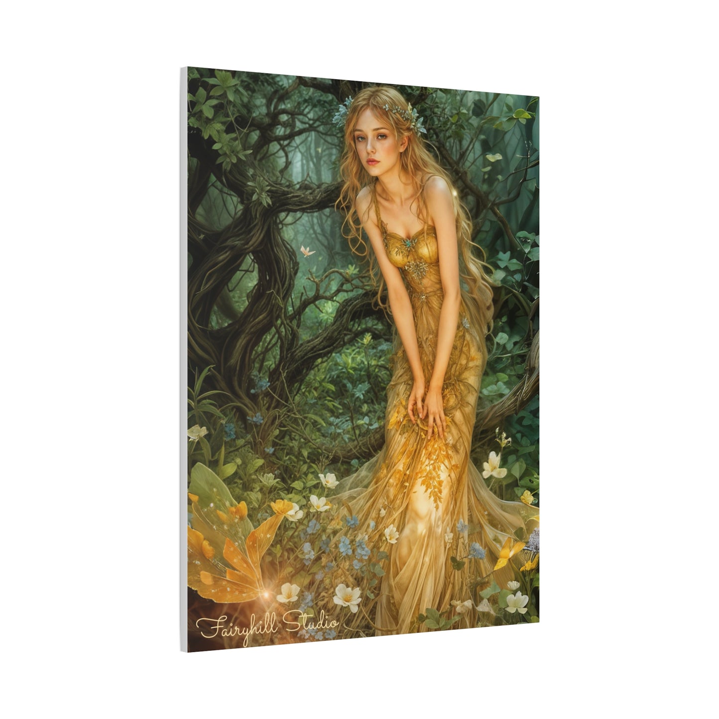 Canvas Print - Mid-Summer's Eve Fairy Forest Art by Fairyhill Studio