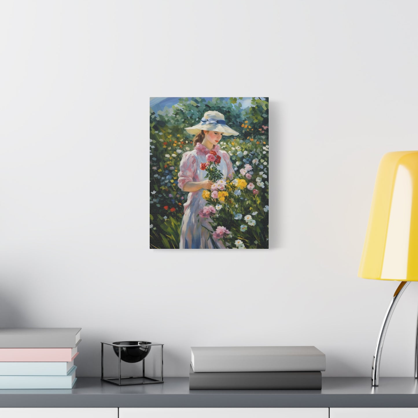 Floral Serenity Canvas Art - Stretched Matte 1.25"