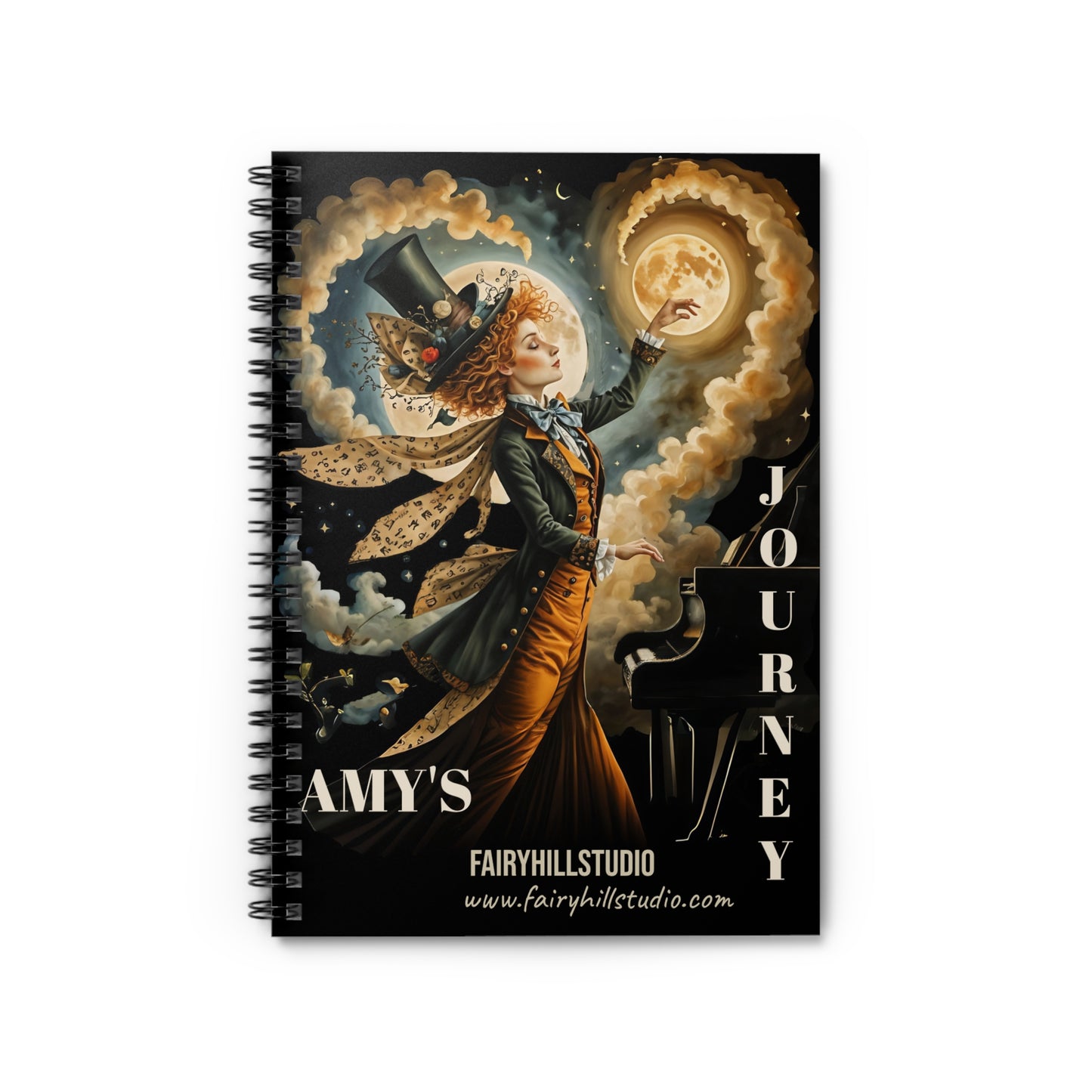 Fairy Magic Journal Personalized Journal Gift notebook - Customized Journal Personalized Notebook Gift Spiral Notebook - Ruled Line