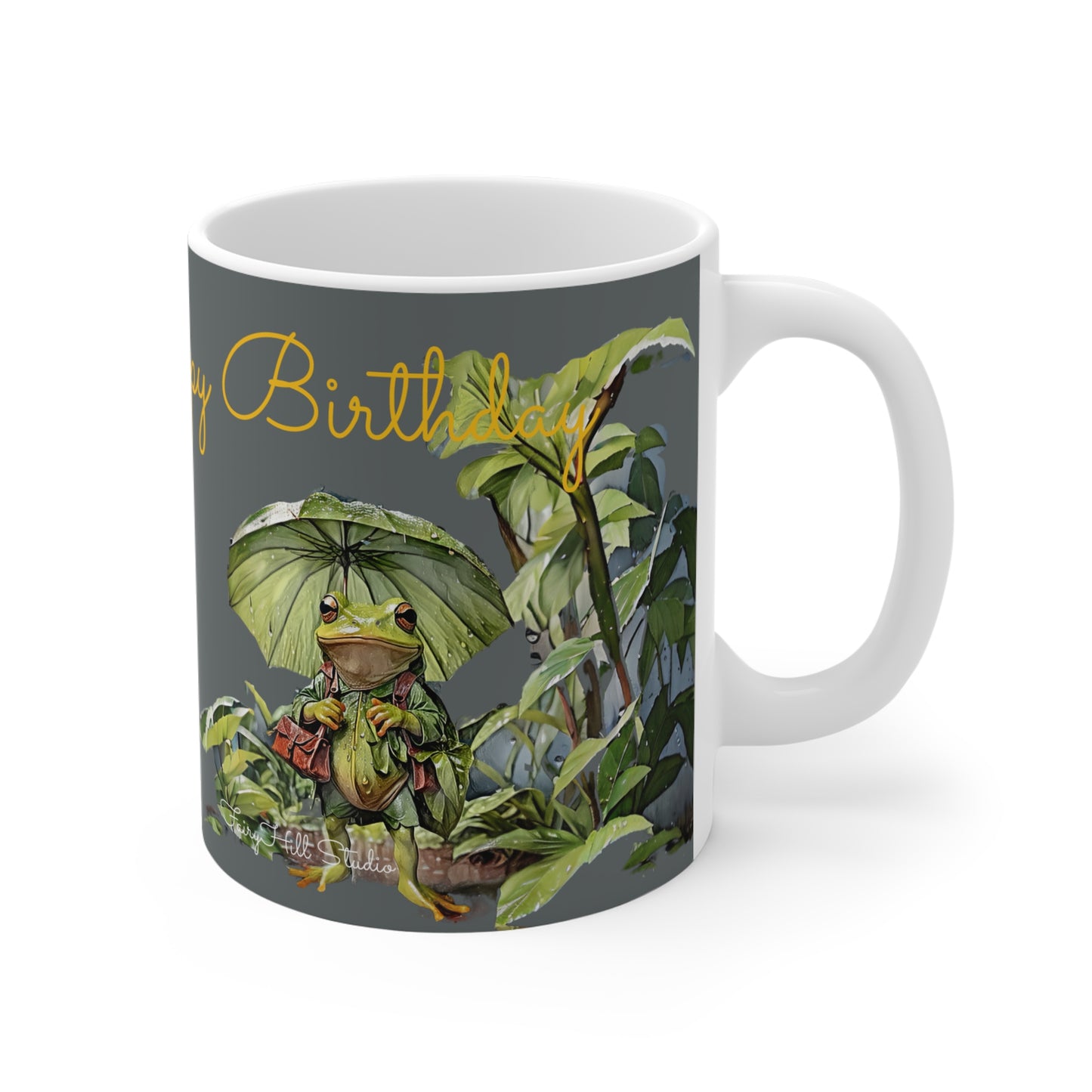 Elegant lake of the fairy Art Mug - 11oz Coffee Cup for Art Lovers