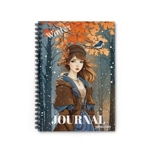 Notebook - Winter Bird Art