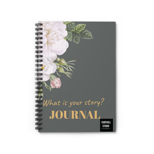 What is your Story? Spiral Notebook,Journal - Ruled Line