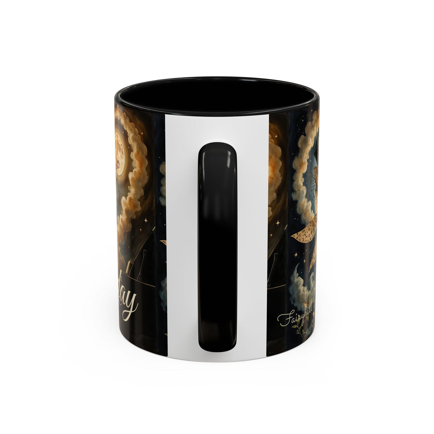 Coffee Mug - Whimsical Mad Hatter Happy Birthday Design by Fairyhill Studio