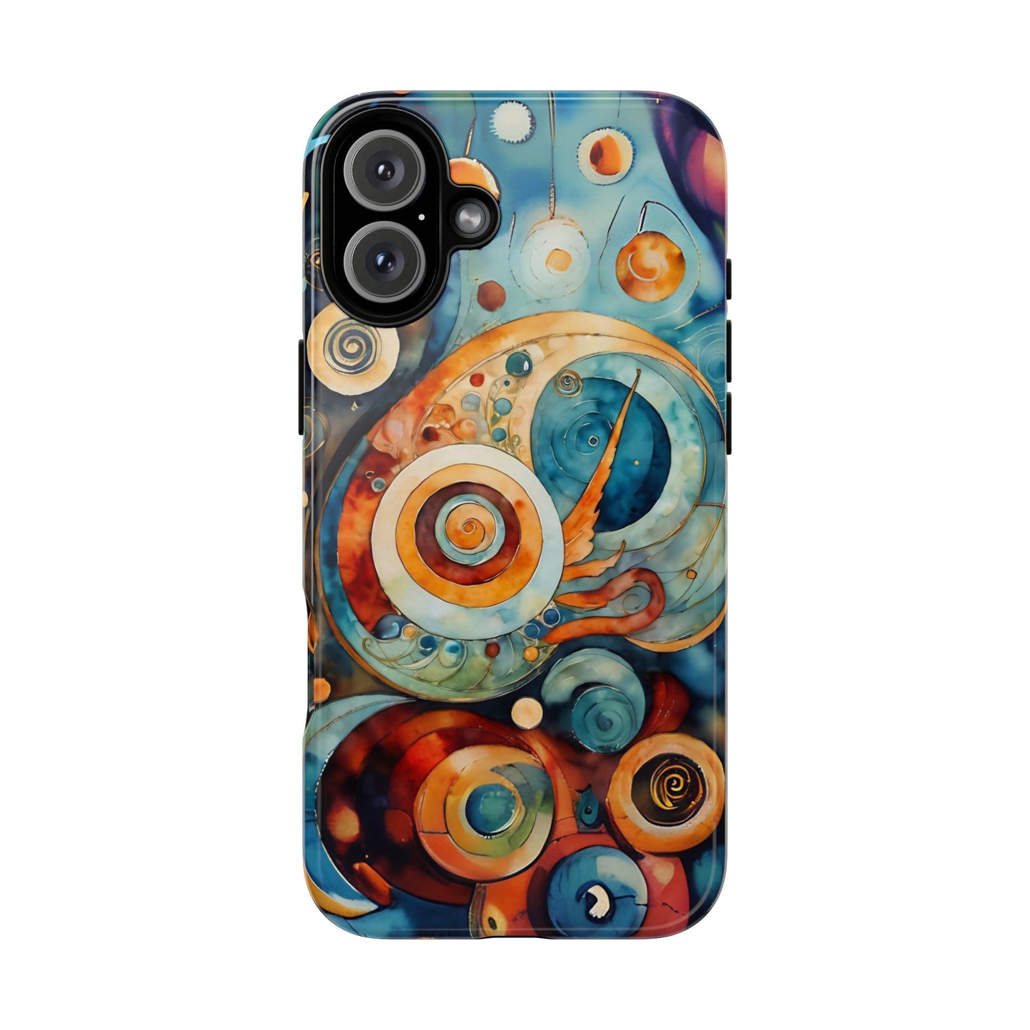 Phone Cases - Beautiful Abstract Circular Art Design