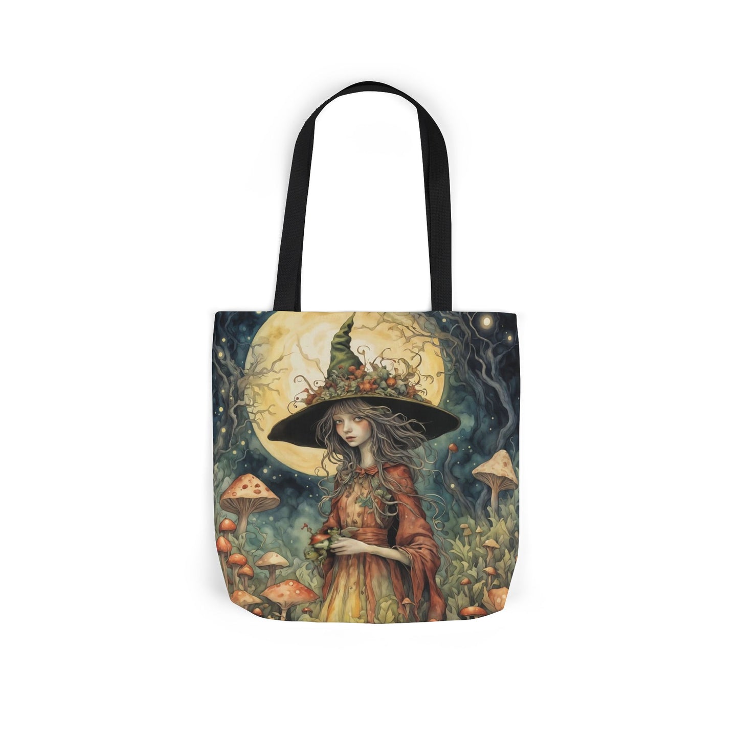 Witch -Inspired Canvas Tote Bag - Perfect for Beach Days, Eco-Friendly Shopping, and Summer Fun!