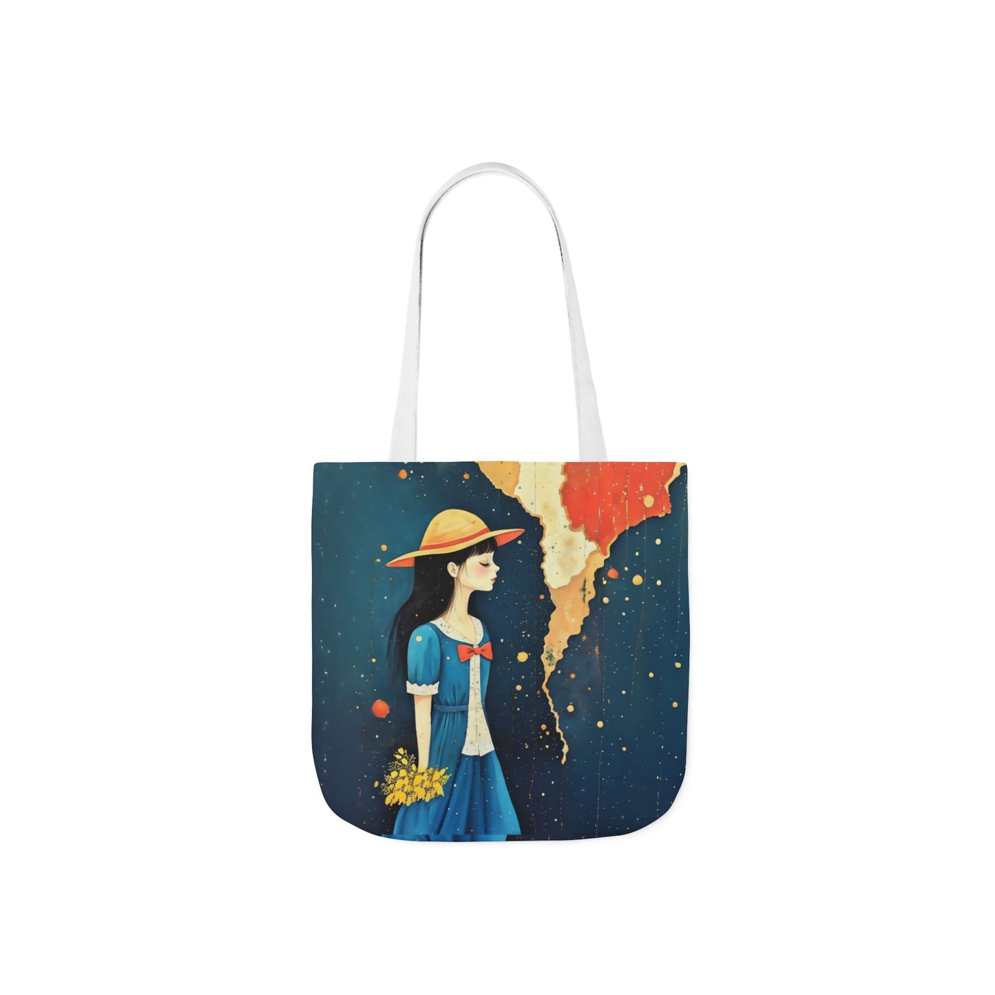 Colorful travel -Inspired Canvas Tote Bag - Perfect for Beach Days, Eco-Friendly Shopping, and Summer Fun!