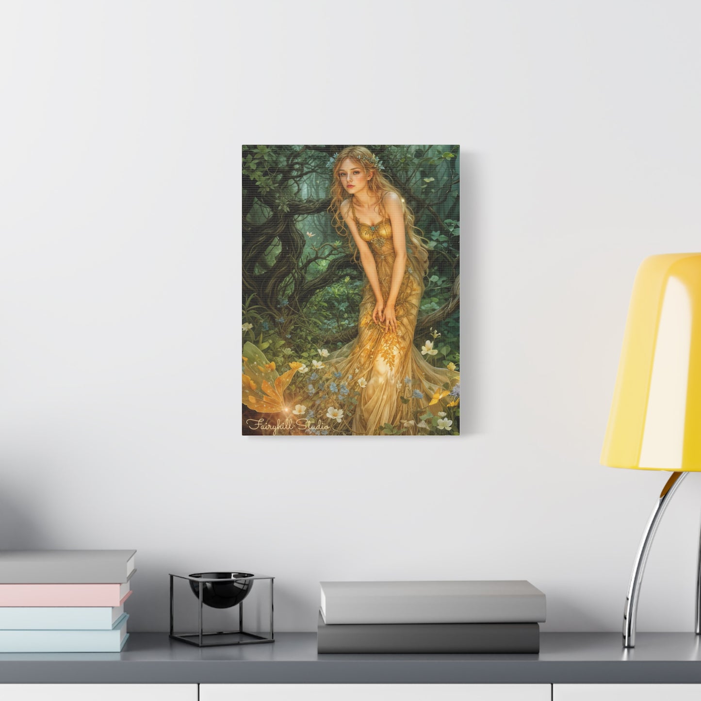 Canvas Print - Mid-Summer's Eve Fairy Forest Art by Fairyhill Studio