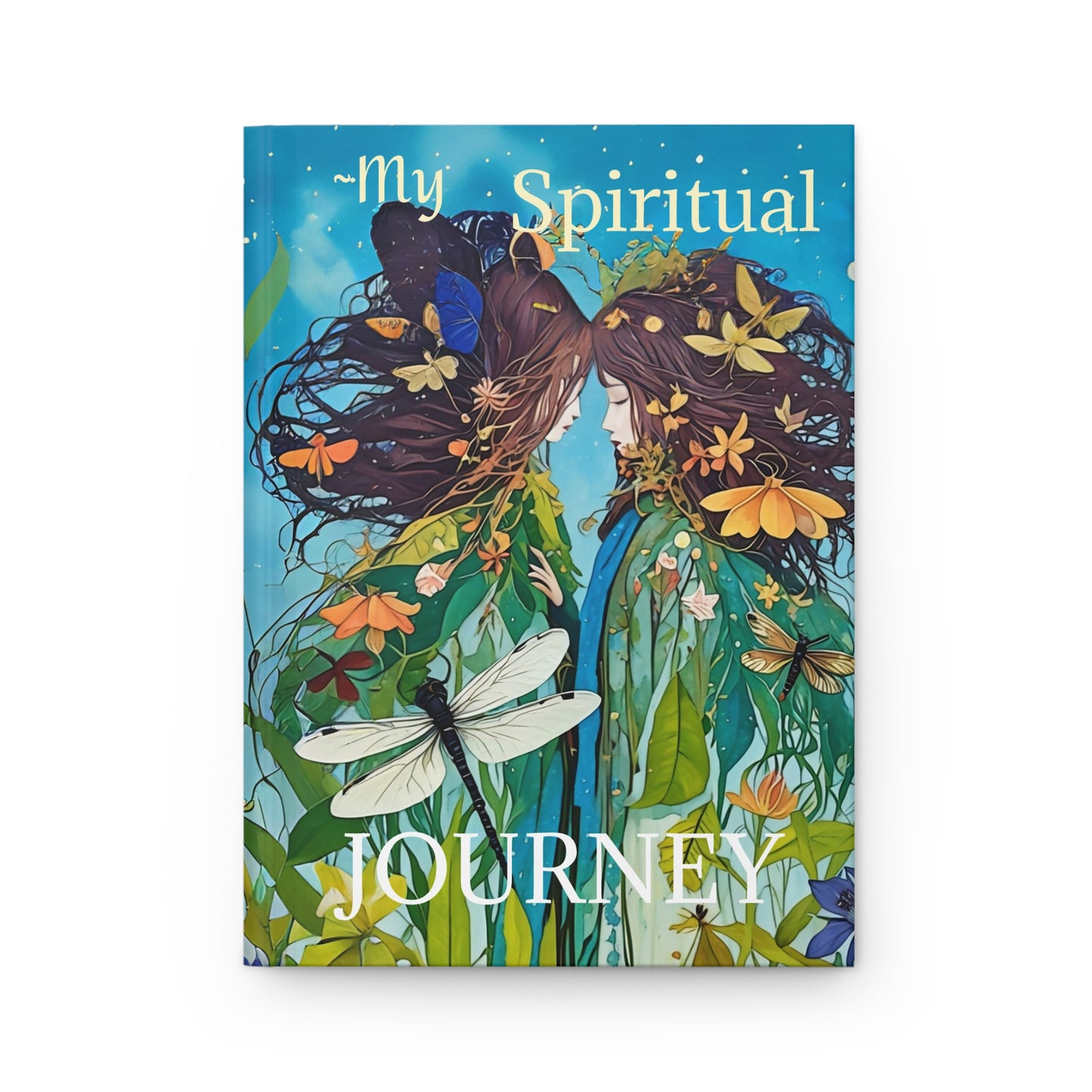 Hardcover Journal Matte - Rumi Spiritual Quote Journal Art by Fairyhill Studio