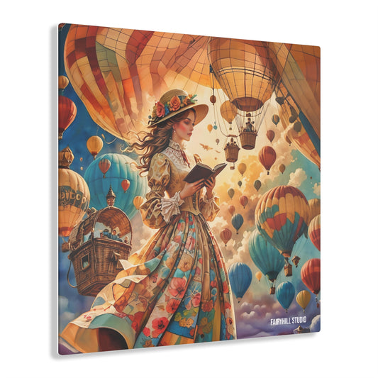 Art Acrylic Prints -Journey with Hot air ballons