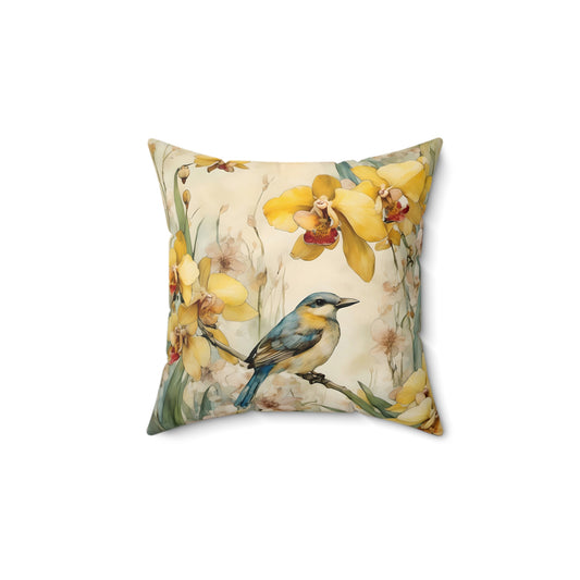 Spun Polyester Square Pillow