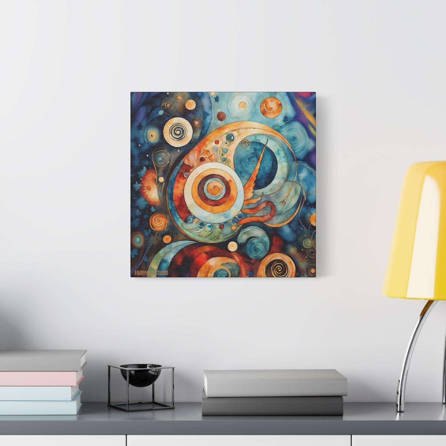 Canvas Wall Art - Abstract Colorful Circle