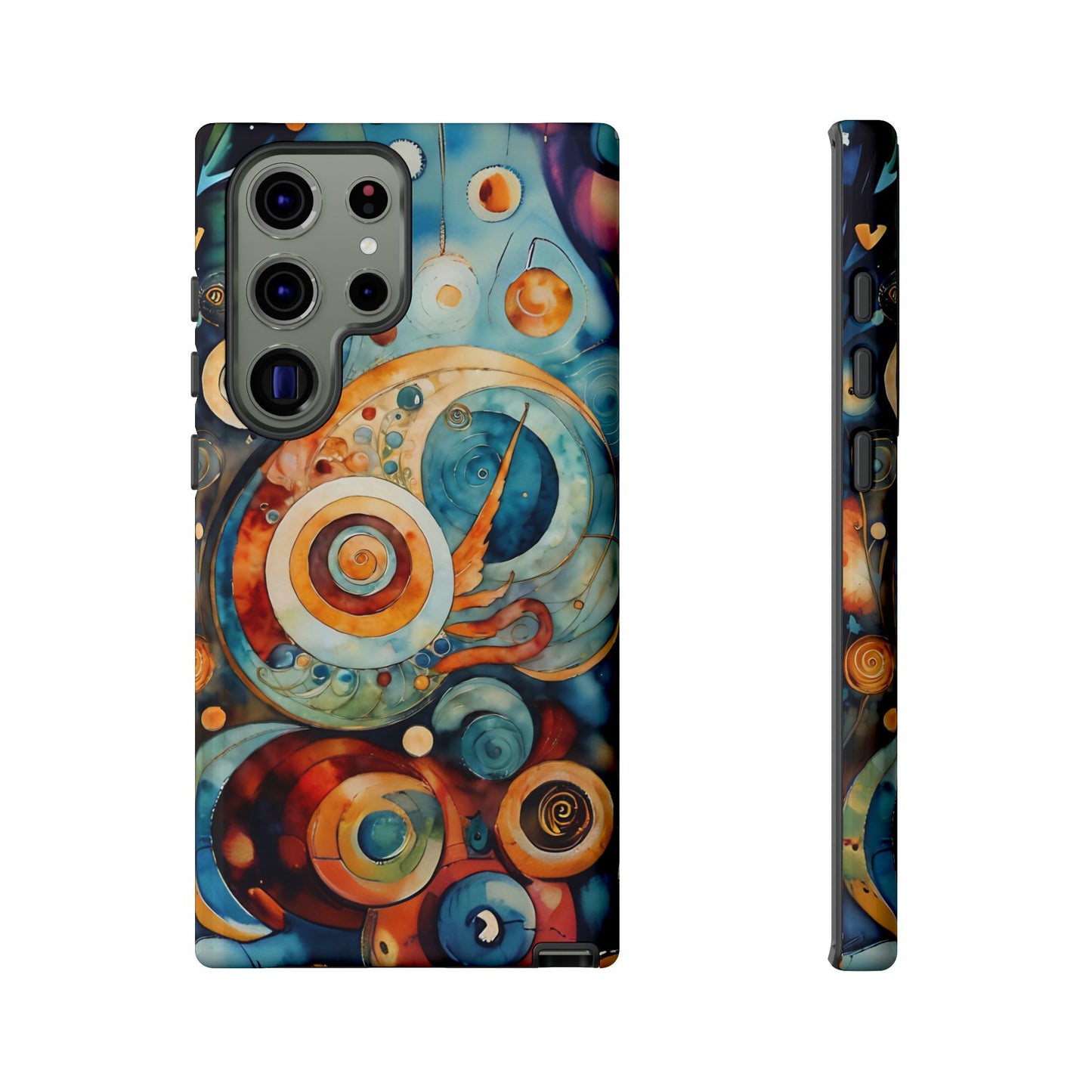 Phone Cases - Beautiful Abstract Circular Art Design