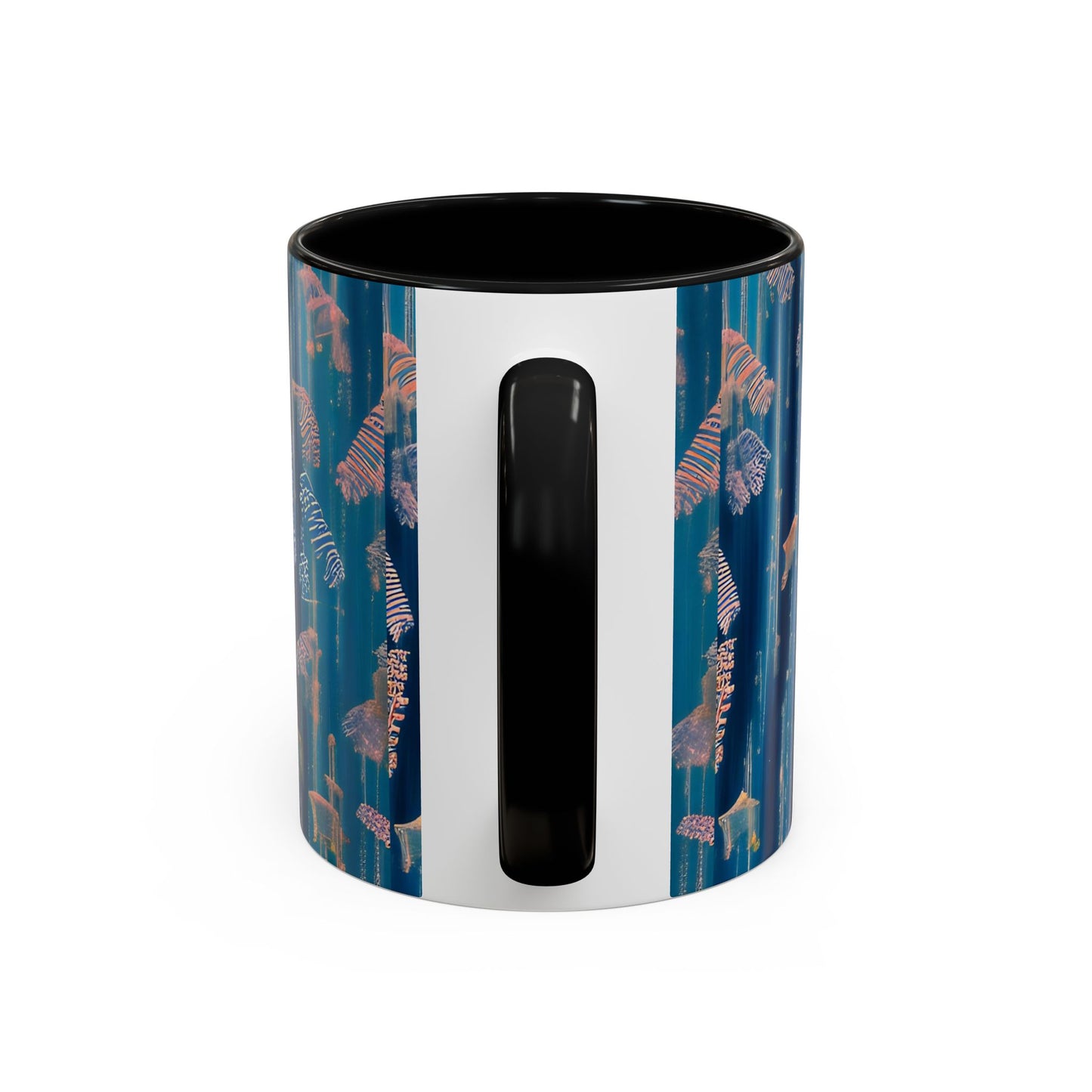 Mug - Lovely White Cat Love Art Accent Coffee Mug (11, 15oz)