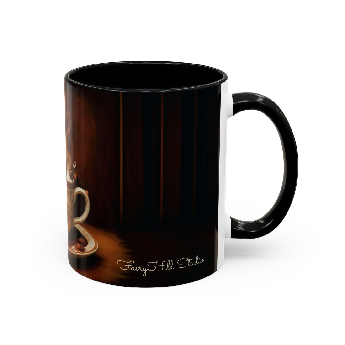 Coffee fairy-Themed Coffee Mug - 11 & 15oz Accent Mug for Fairy /Coffee Lovers