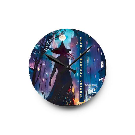Wall Clock - Start a Magical Journey Art Design