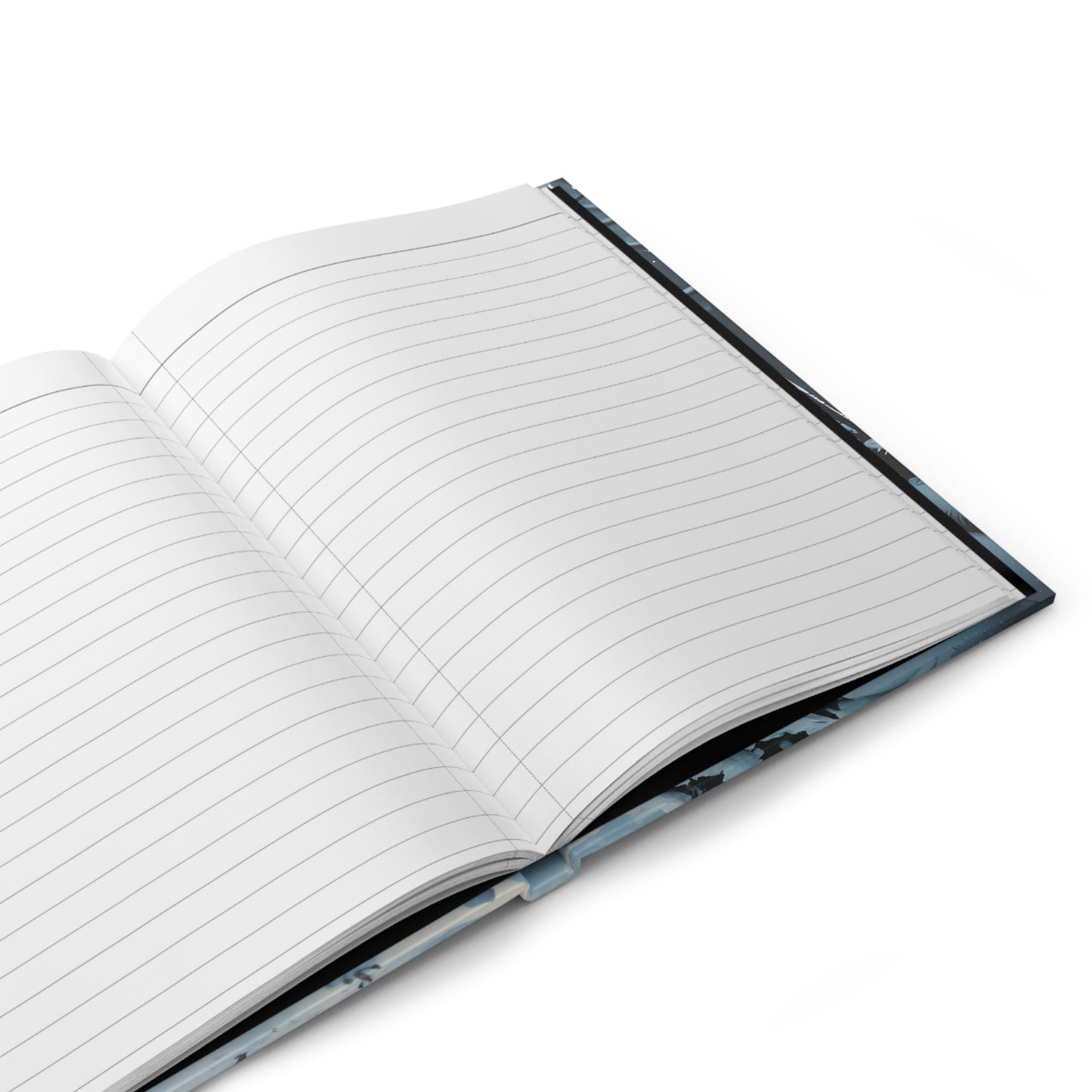 Hardcover Journal Matte - Cute Elf Fairy Art with Dragonfly Lantern in Winter Snow - Magical Holiday Design