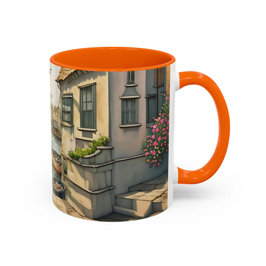Harbour cats Art-Themed Coffee Mug - 11 & 15oz Accent Mug for Cat Lovers
