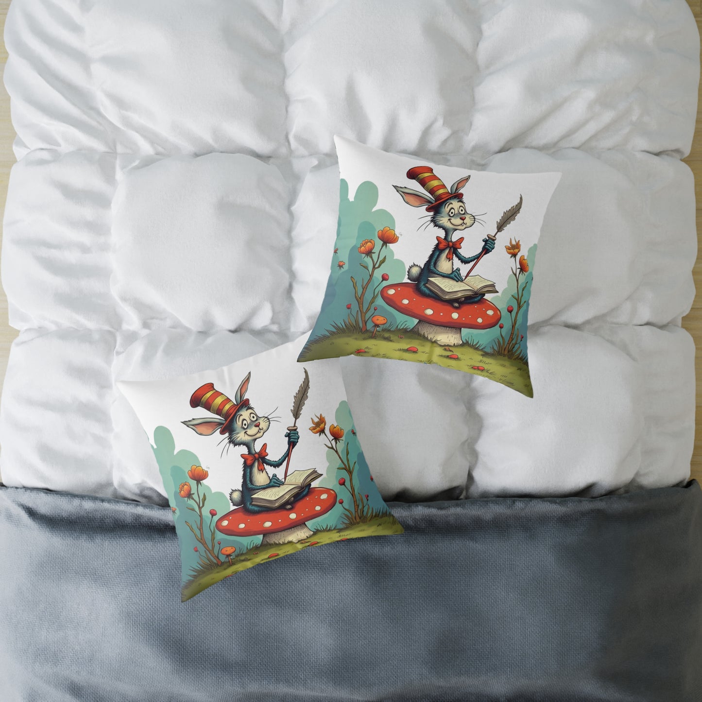 Whimsical Animal Pillow, Cozy Home Decor, Kid's Room Accessory, Playful Art Piece, Gift for Children