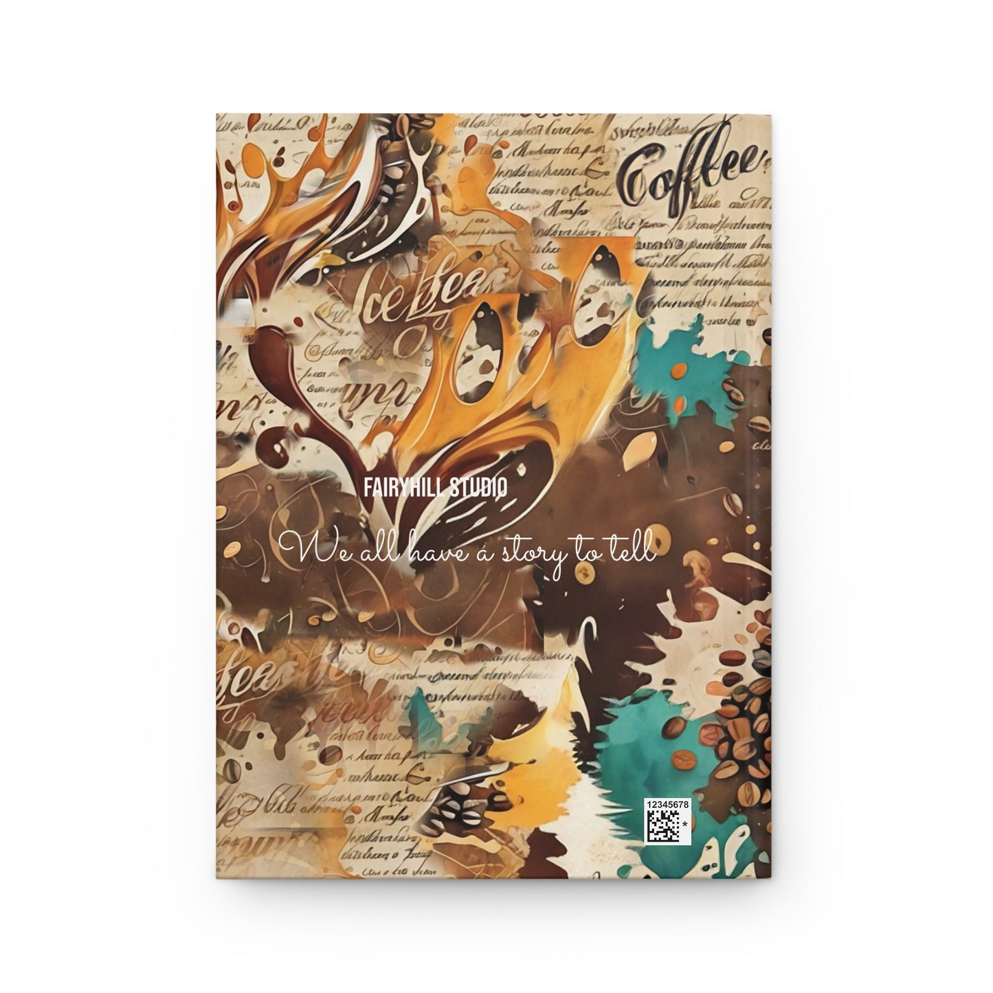 Hardcover Journal Morning Roast Coffee Journal Art
