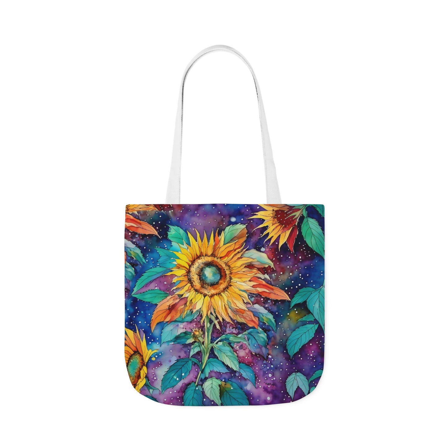 Colorful nature-Inspired Canvas Tote Bag - Perfect for Beach Days, Eco-Friendly Shopping, and Summer Fun!