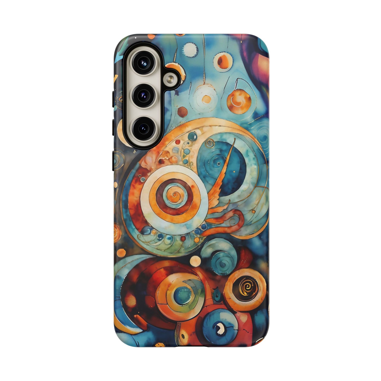 Phone Cases - Beautiful Abstract Circular Art Design