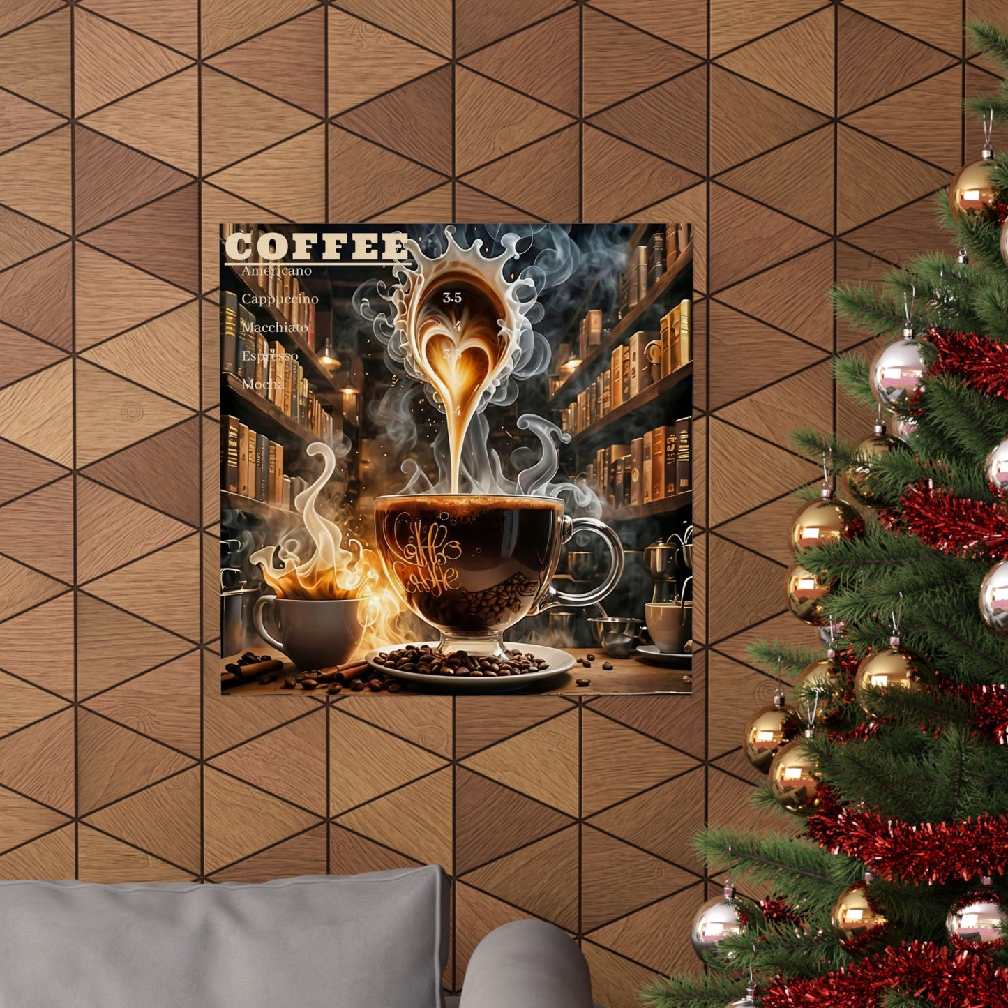 Coffee Lover Matte Vertical Poster - Cozy Café Vibes for Home Décor