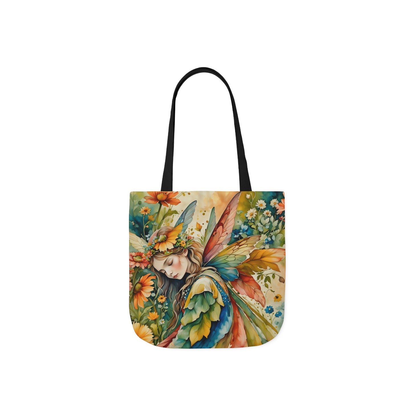 Colorful nature-Inspired Canvas Tote Bag - Perfect for Beach Days, Eco-Friendly Shopping, and Summer Fun!