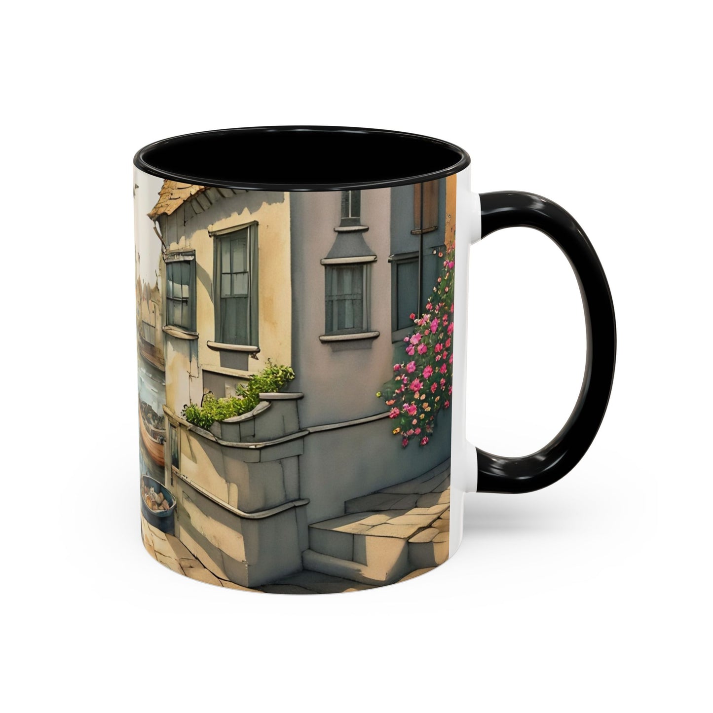 Harbour cats Art-Themed Coffee Mug - 11 & 15oz Accent Mug for Cat Lovers
