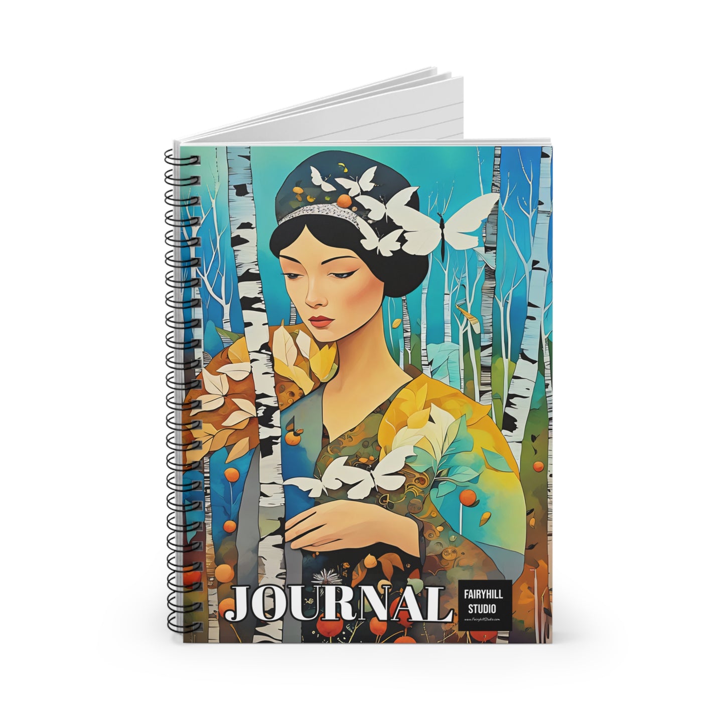 Birch trees  Journal Gift notebook - Journal Notebook Gift - Ruled Line