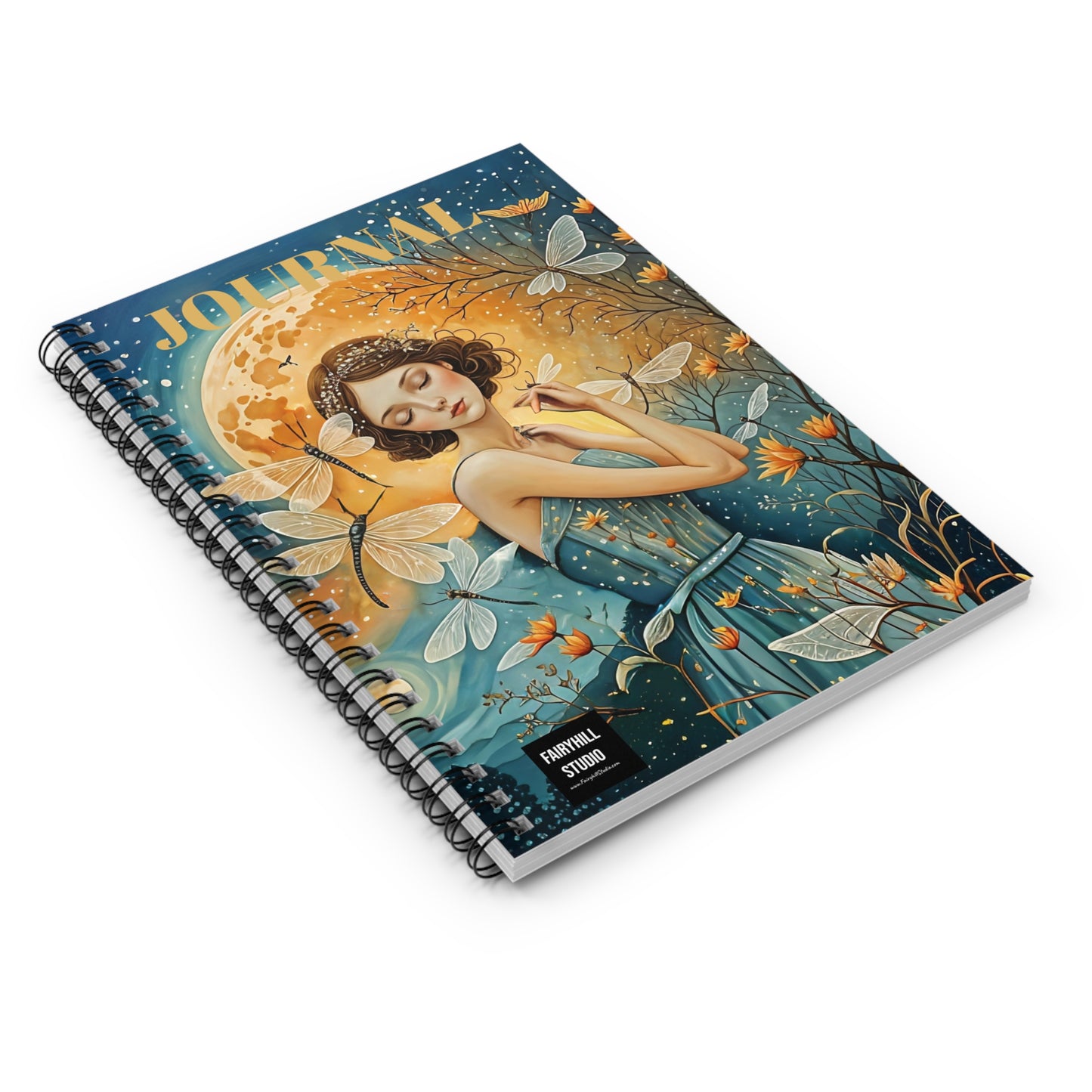 Dragonflies Dance Journal Spiral Notebook