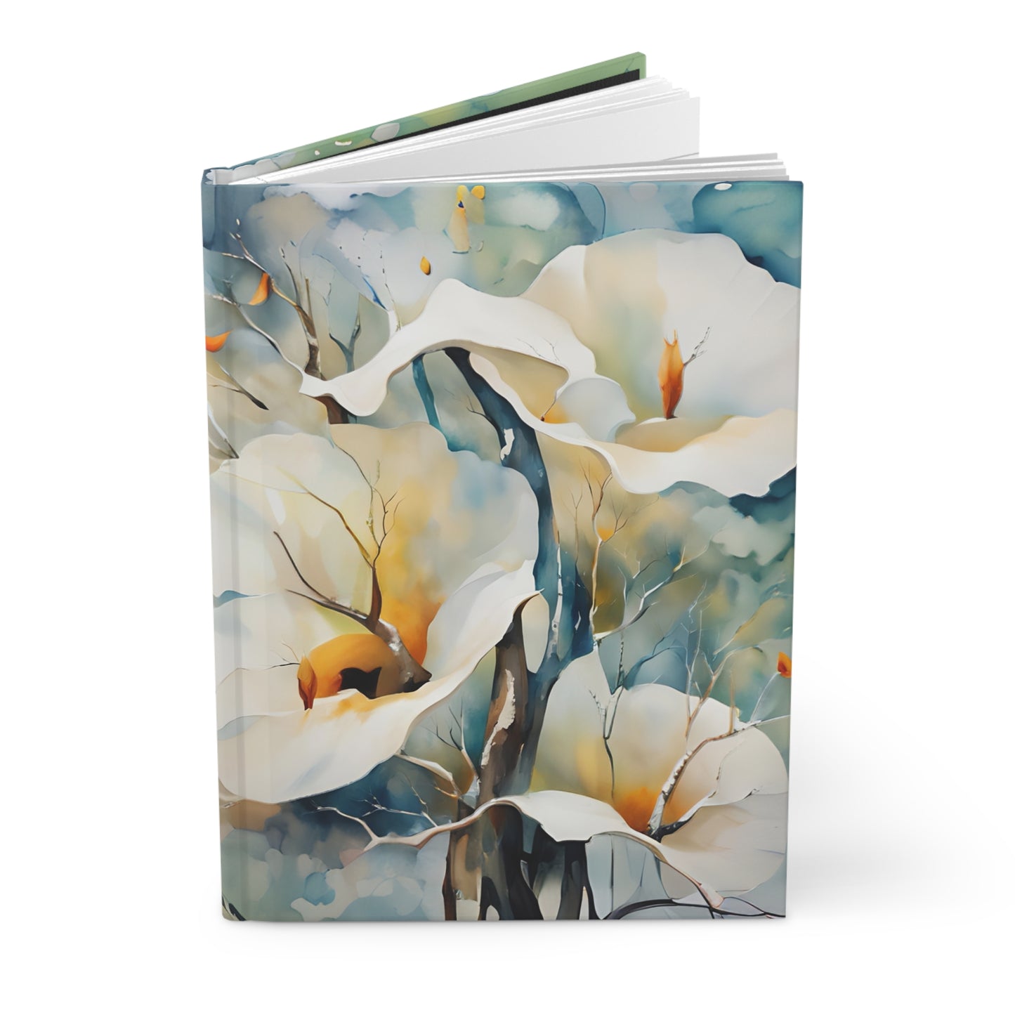 Hardcover Journal Matte - Watercolor Calla Lillies Art Studio