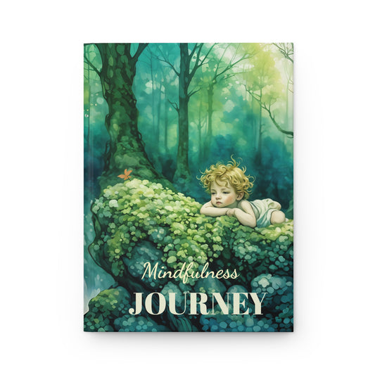 Cherub in the Woods   Mindfulness  Art Journal  Hardcover