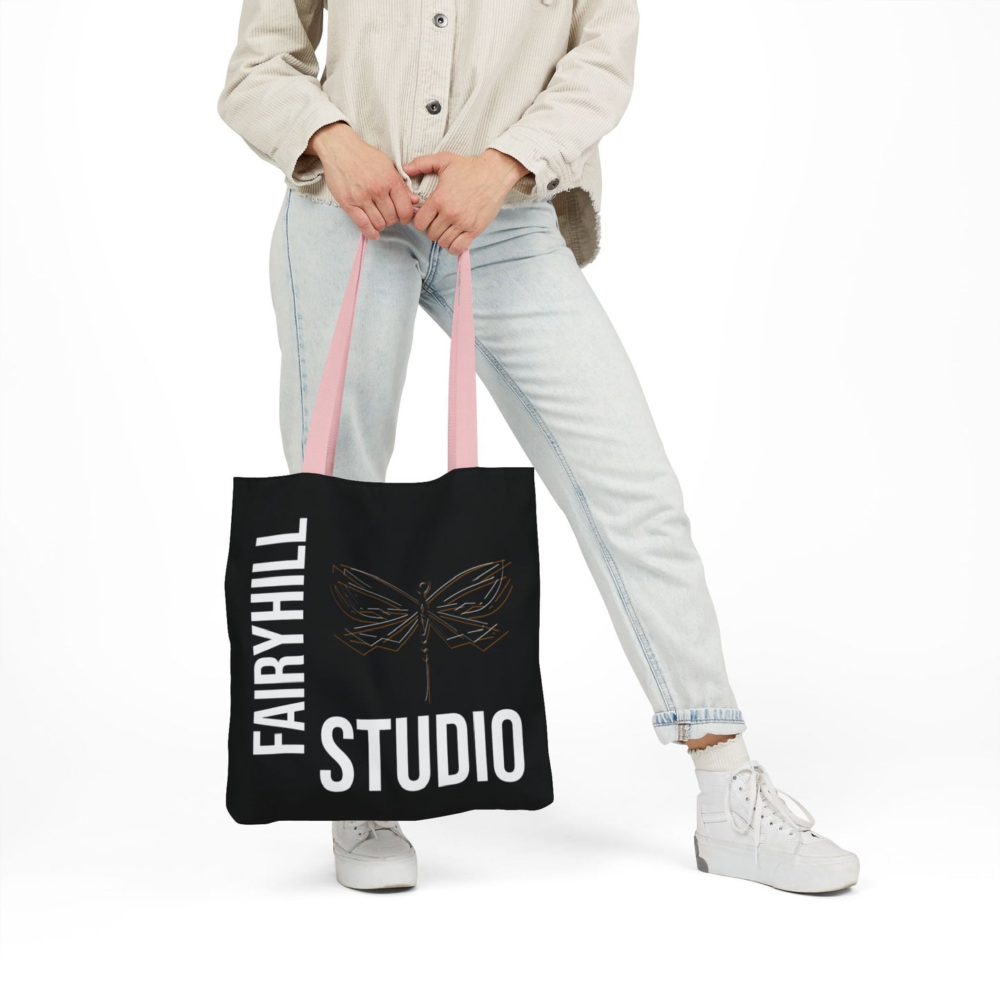 FairyHill Studio Canvas Tote Bag - Perfect for Beach Days, Eco-Friendly Shopping, and Summer Fun!